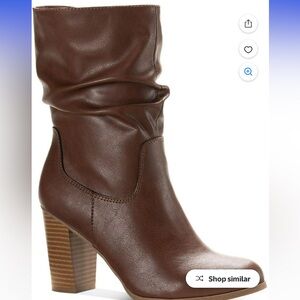 Style & Co. Cognac Heeled Boots